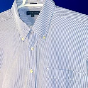 Reg fit Mens Tommy Hilfiger striped oxford